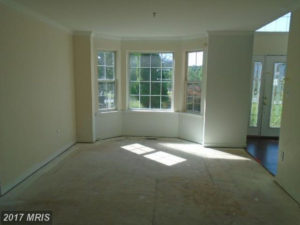 Living room before 1 | roofing bowie roof |
